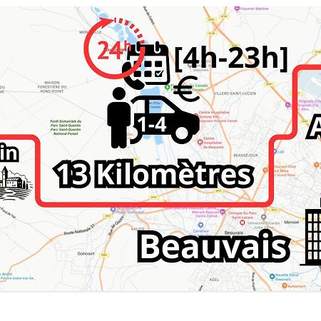 Saint-Germain-la-Poterie Chambre Calme Et Accueillante 13 Kmtrs Aeroport, Parking Gratuit, Navette Gare Ou Aeroport מראה חיצוני תמונה